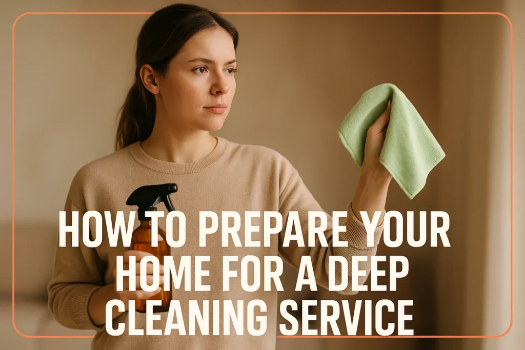 How to Prepare Your Home for a Deep Cleaning Service