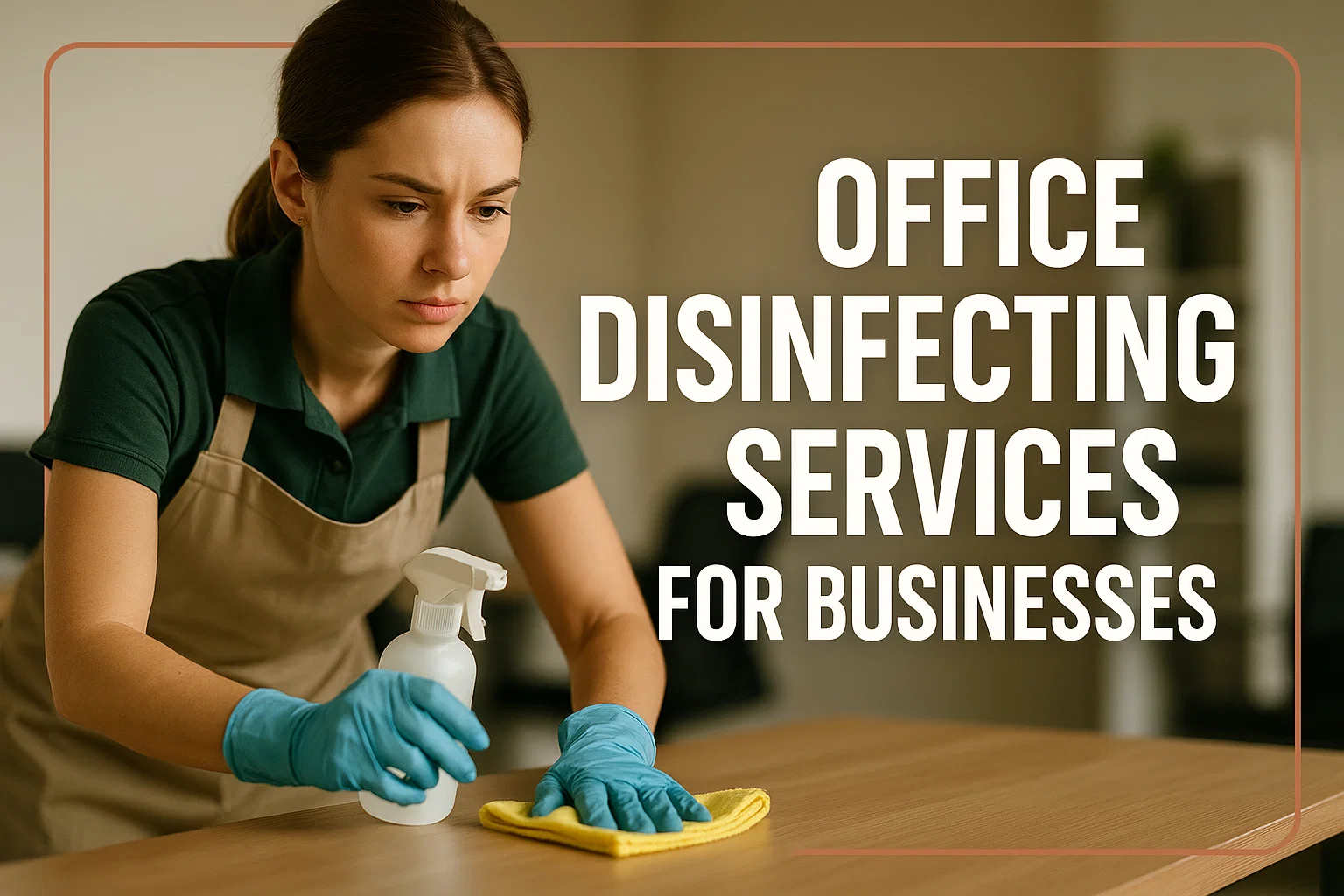 Office Disinfecting Services for Businesses