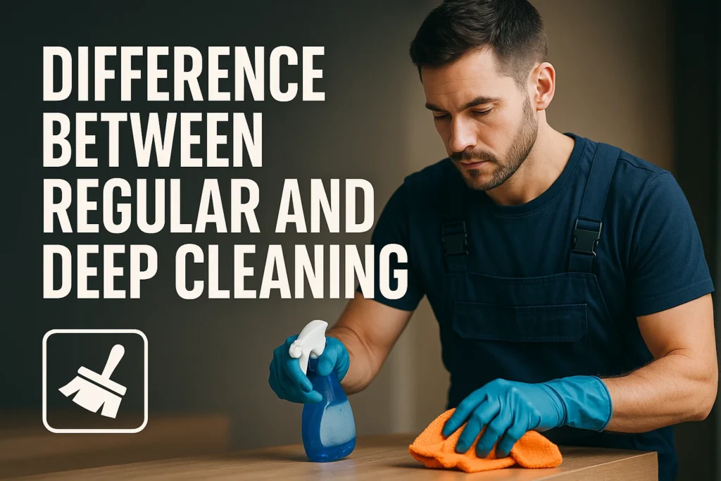 Difference Between Regular and Deep Cleaning