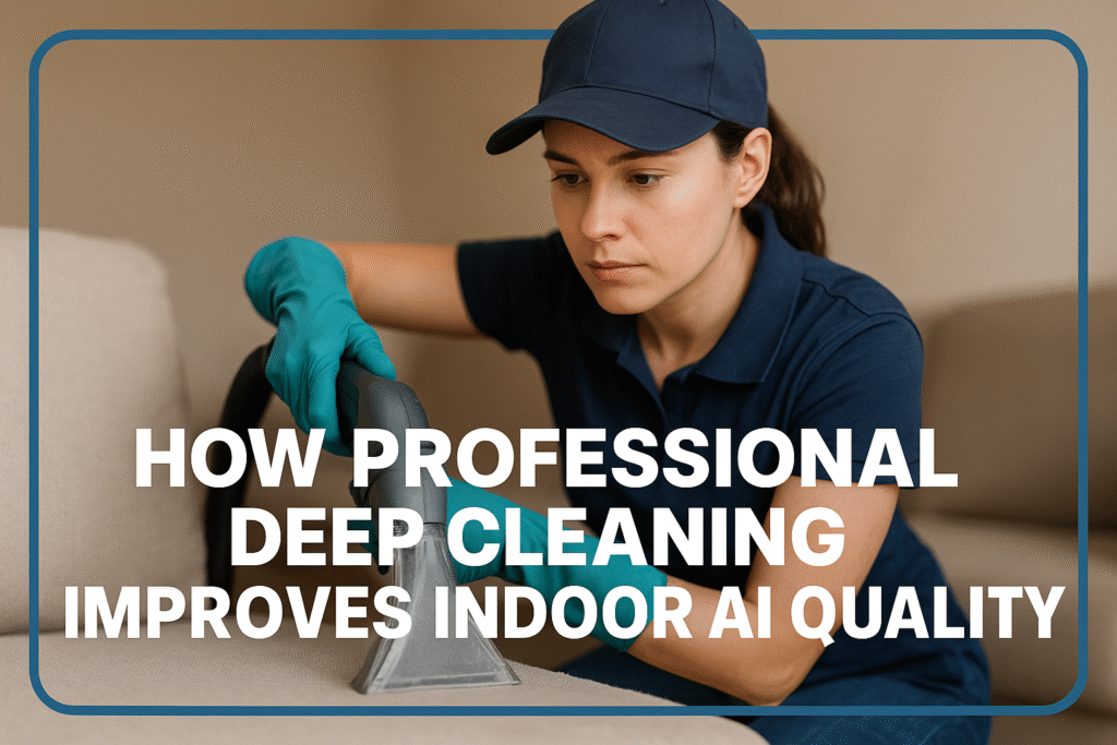 How Professional Deep Cleaning Improves Indoor Air Quality