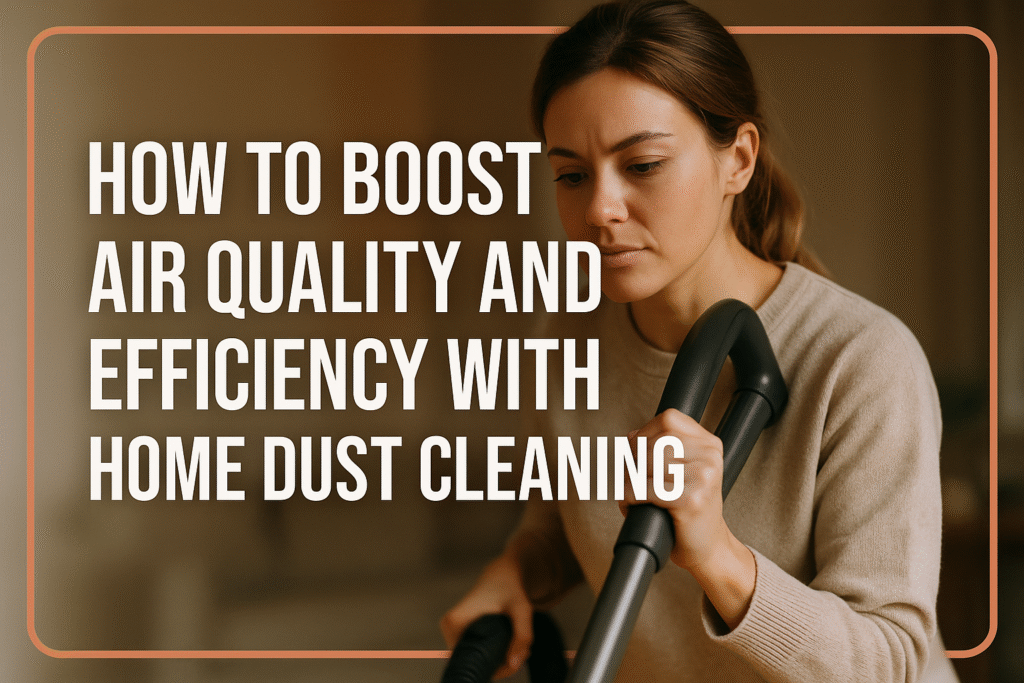 How to Boost Air Quality and Efficiency with Home Dust Cleaning