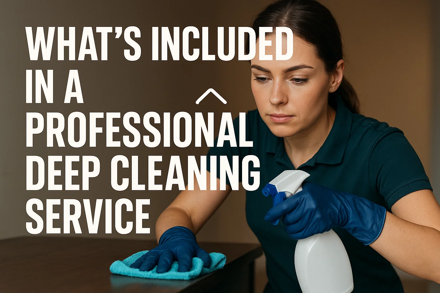 What’s Included in a Professional Deep Cleaning Service
