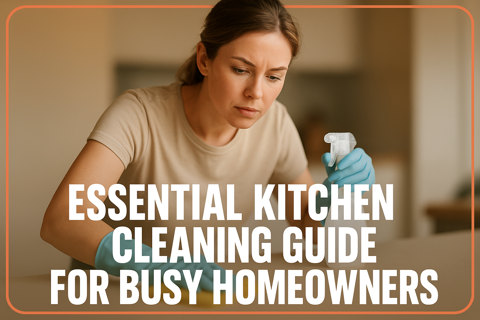 Essential Kitchen Cleaning Guide for Busy Homeowners